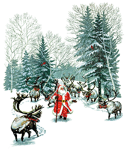 santa deer